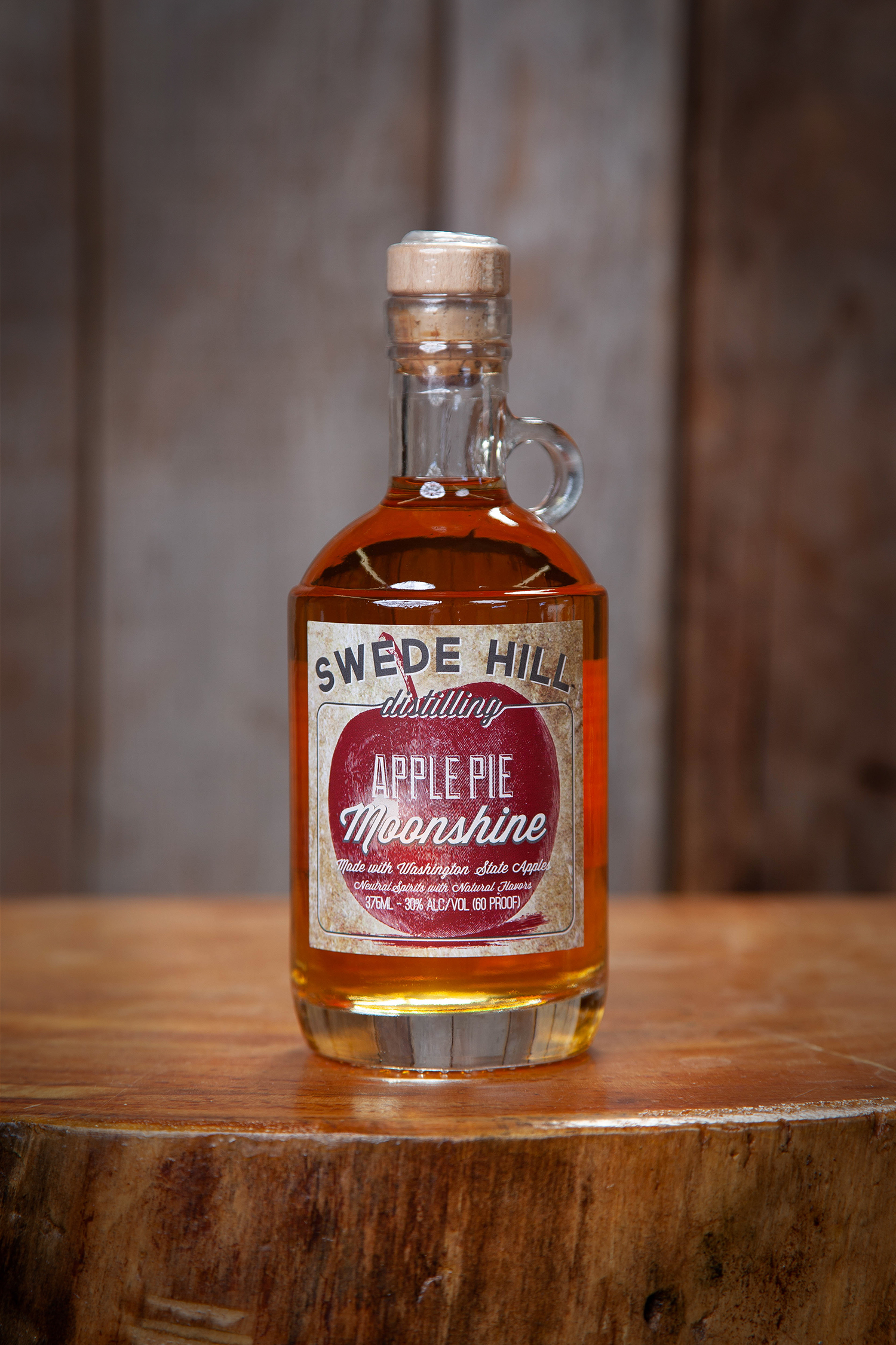 Apple Pie Moonshine, 375ml - Swede Hill Distillery